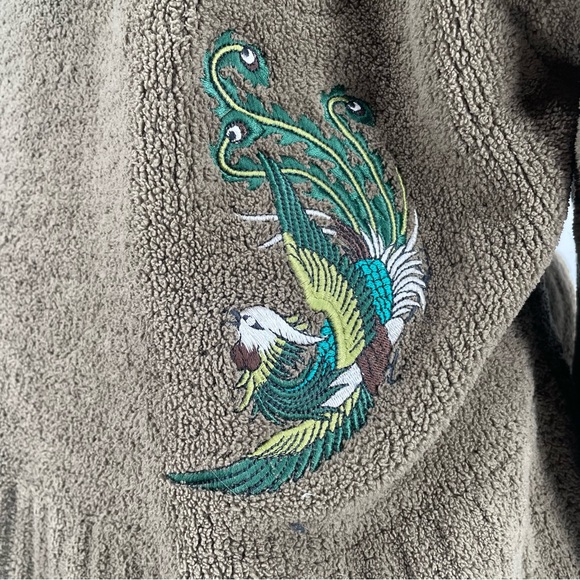 Y2K Julep Olive Green Oversized Slouchy Turtle Neck Fuzzy Knit Sweater - Picture 6 of 8